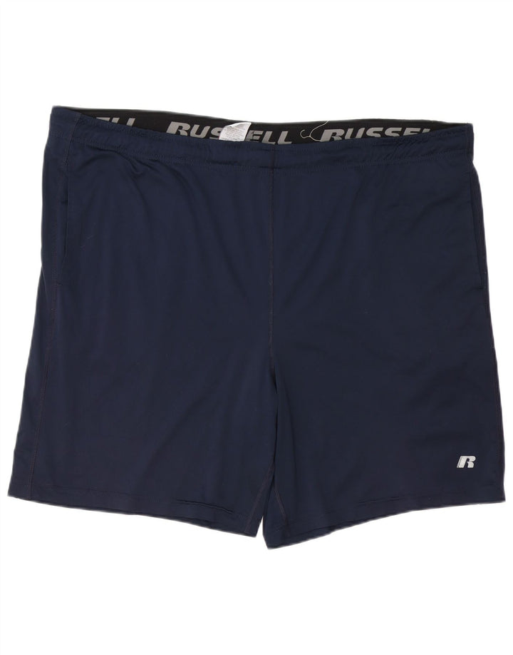 RUSSELL ATHLETIC Herren Sportshorts XL Marineblau Polyester