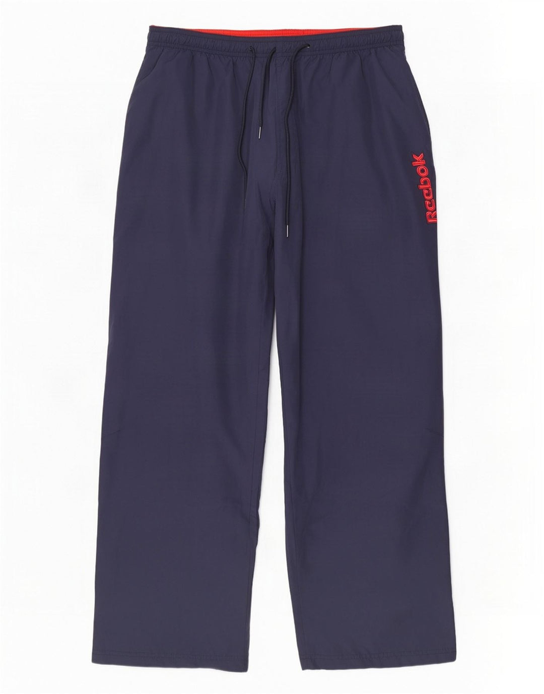 Reebok Herren-Trainingshose mit Grafik, groß, Marineblau, Farbblock