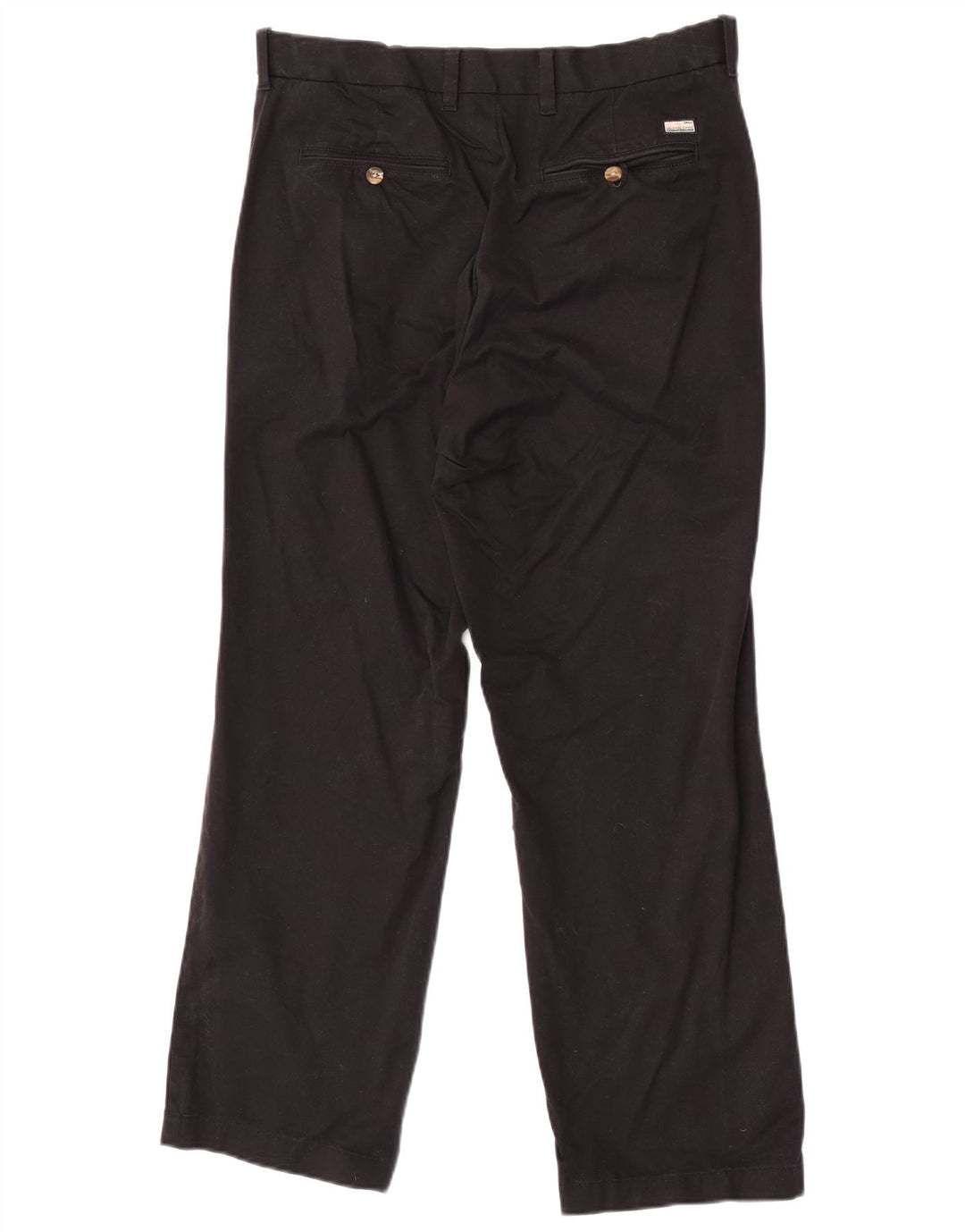 Marks & Spencer Herren Blue Harbour Gerade Chinohose W32 L29 Schwarz
