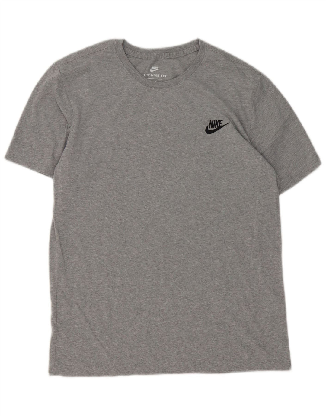 Nike Herren Athletic Cut T-Shirt-Oberteil aus mittelgrauer Baumwolle