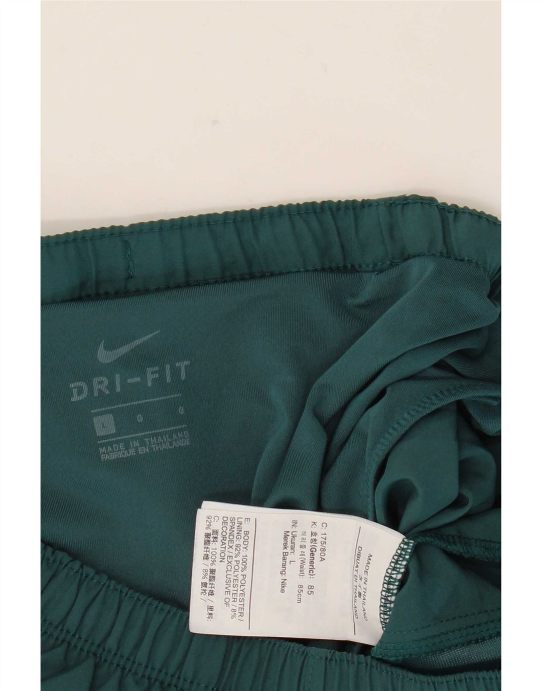 Nike Herren Dri Fit Grafik-Sportshorts, groß, grünes Farbblock-Polyester