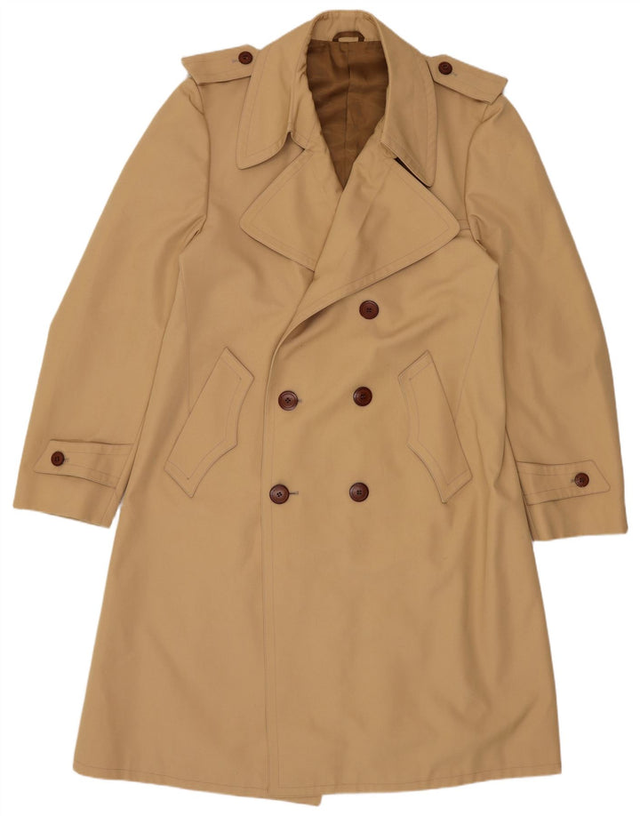 Vintage Herren Trenchcoat UK 38 Medium Beige