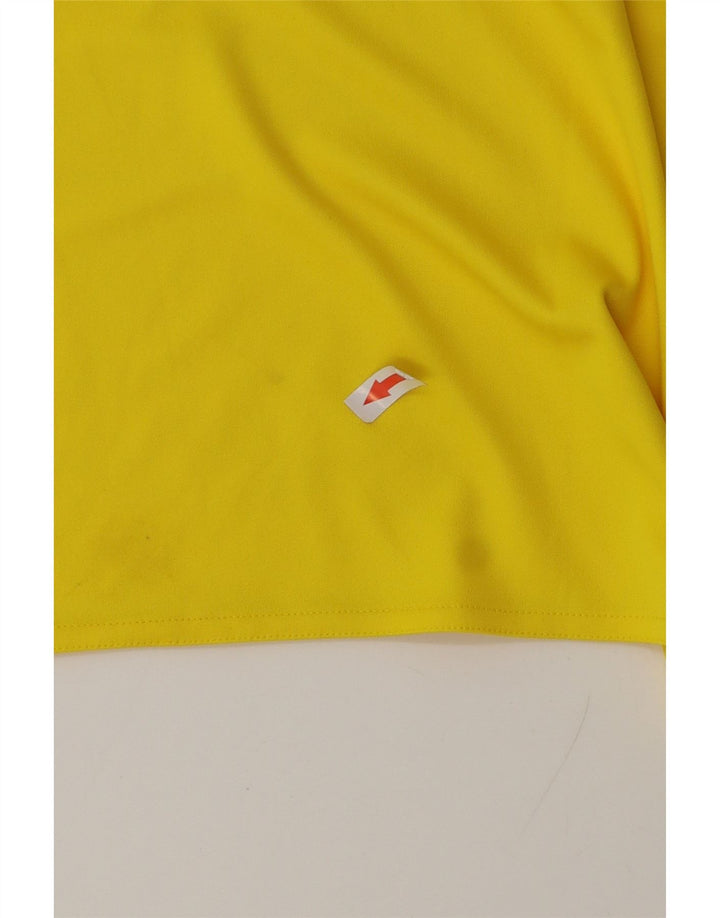 Adidas Herren Climalite Graphic T-Shirt Top Mittelgelbes Polyester
