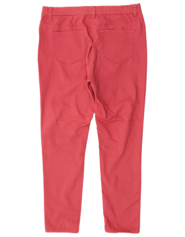 M&Co Damen Skinny Freizeithose UK 14 Large W32 L27 Rosa Baumwolle