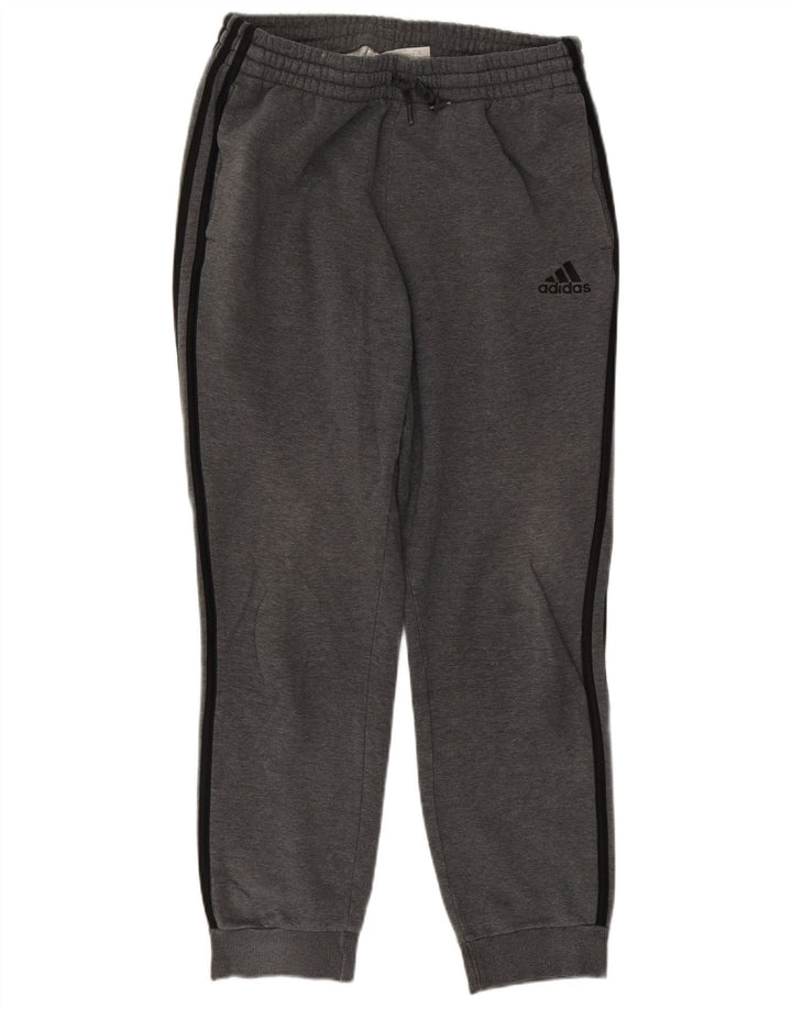 Adidas Herren Trainingshose Jogger mittelgraue Baumwolle