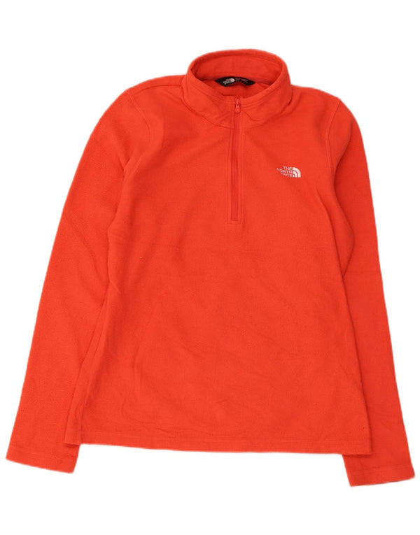 The North Face Damen-Fleecepullover mit Reißverschluss am Hals, UK 12, mittelorange, Sport