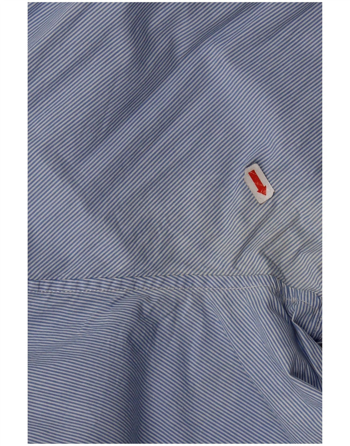 Crew Clothing Herren-Hemd mit klassischer Passform, 3XL, blau gestreift, Baumwolle