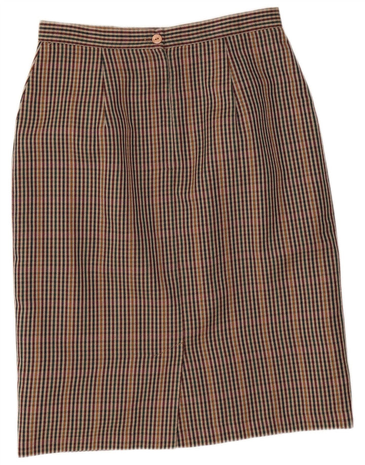 Berkertex Damen gerader Rock W28 Medium Mehrfarbig Hahnentritt