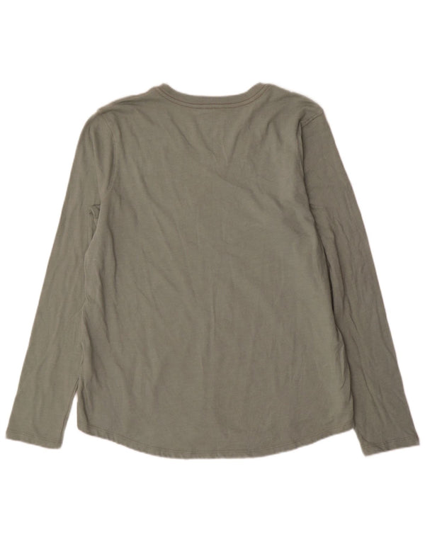 Carhartt Womens Relaxed Fit Top Langarm US 16/18 XL Grüne Baumwolle