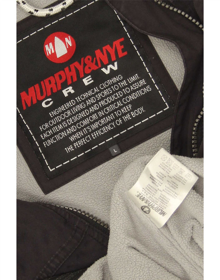 Murphy & Nye Herren Windjacke UK 40 Large Schwarz Polyamid