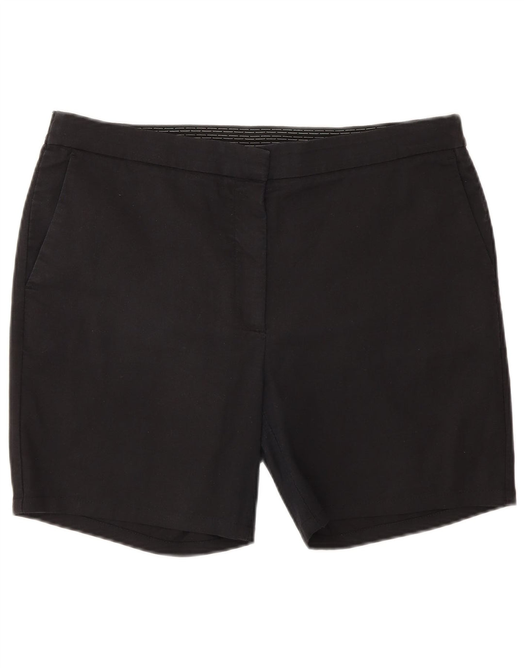 Zara Damen Chinoshorts XL W32 Schwarz