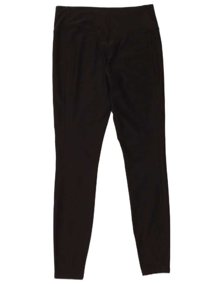 NIKE Damen Dri Fit Leggings UK 14 Medium Schwarz Polyester