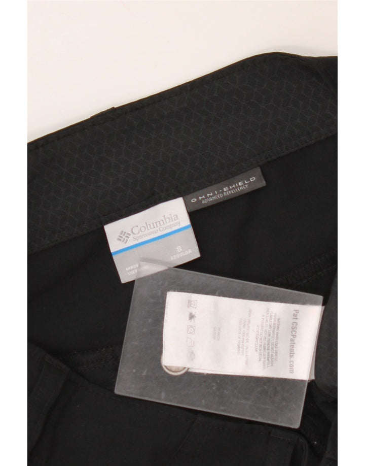 COLUMBIA Damen Omni-Shield Bootcut-Hose US 8 Medium W32 L33 Schwarz