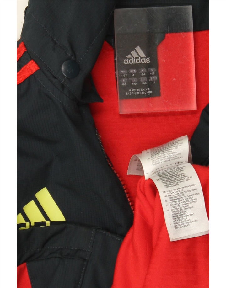ADIDAS Munster Rugby-Trainingsanzug mit Kapuze für Jungen, 11–12 Jahre, Schwarz