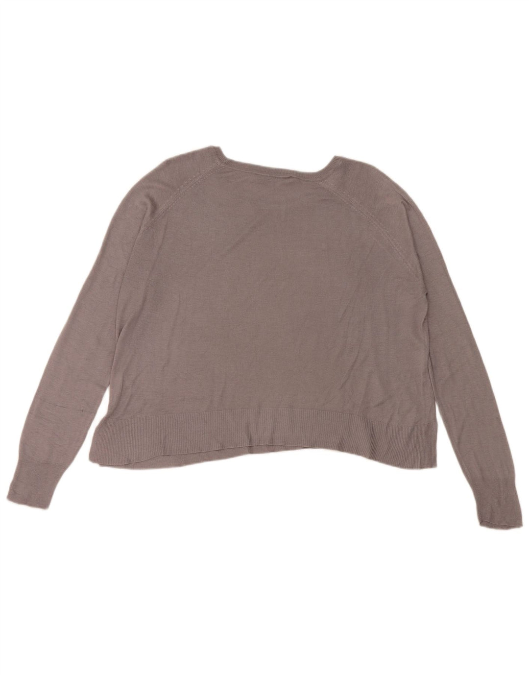 Zara Damen-Blusenoberteil in Übergröße, Gr. 10, Größe S, graue Viskose