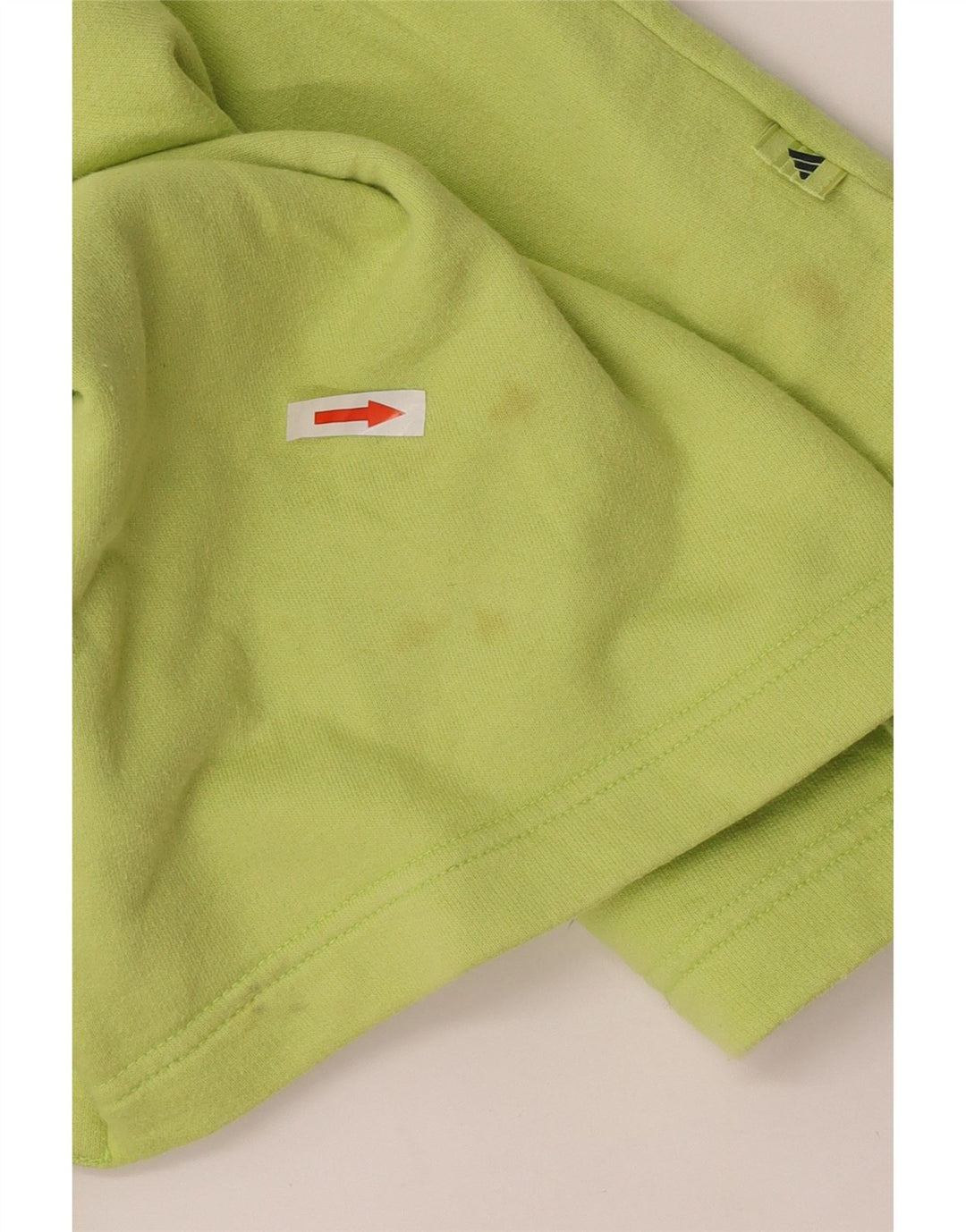 Adidas Damen Sweatshirt Pullover UK 12 Mittelgrüne Baumwolle