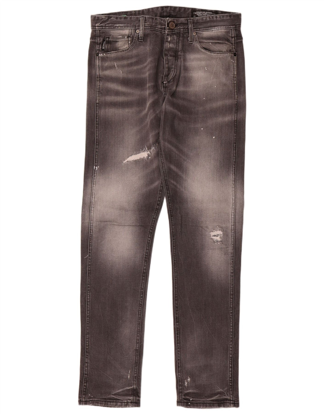 Jack & Jones Herren Distressed Slim Jeans W32 L33 Grau