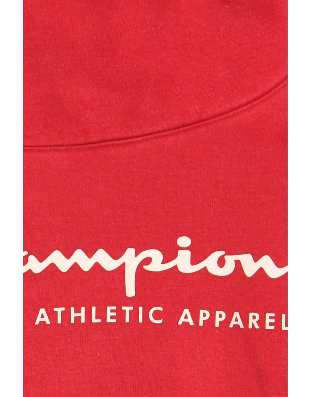 Champion Damen Crop Graphic Sweatshirt Pullover UK 14 Mittelrot