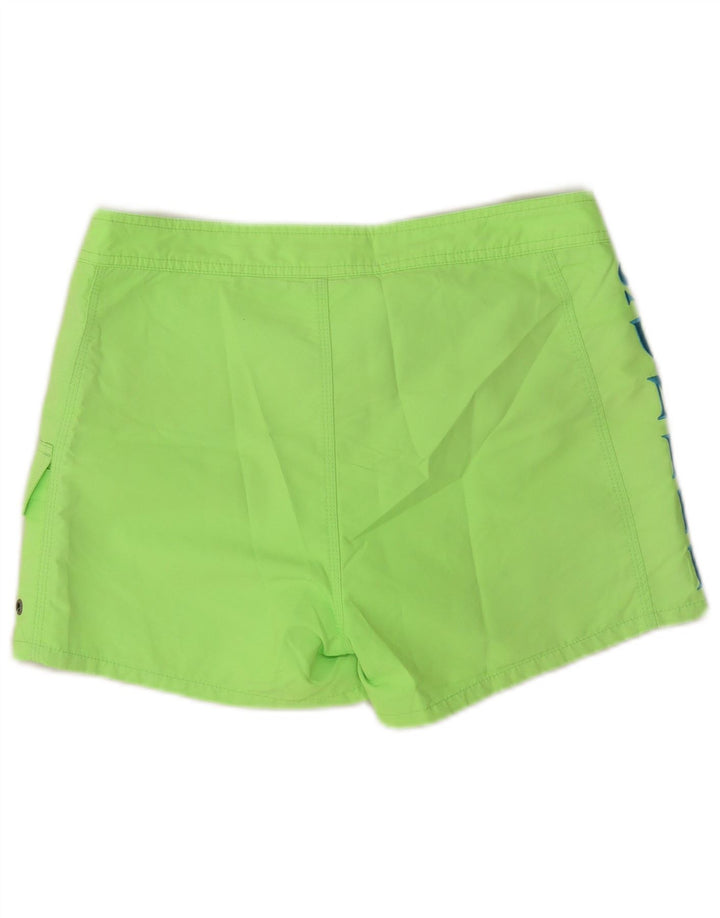 Sundek Herren-Badeshorts mit Grafik, mittelgrün, Polyester