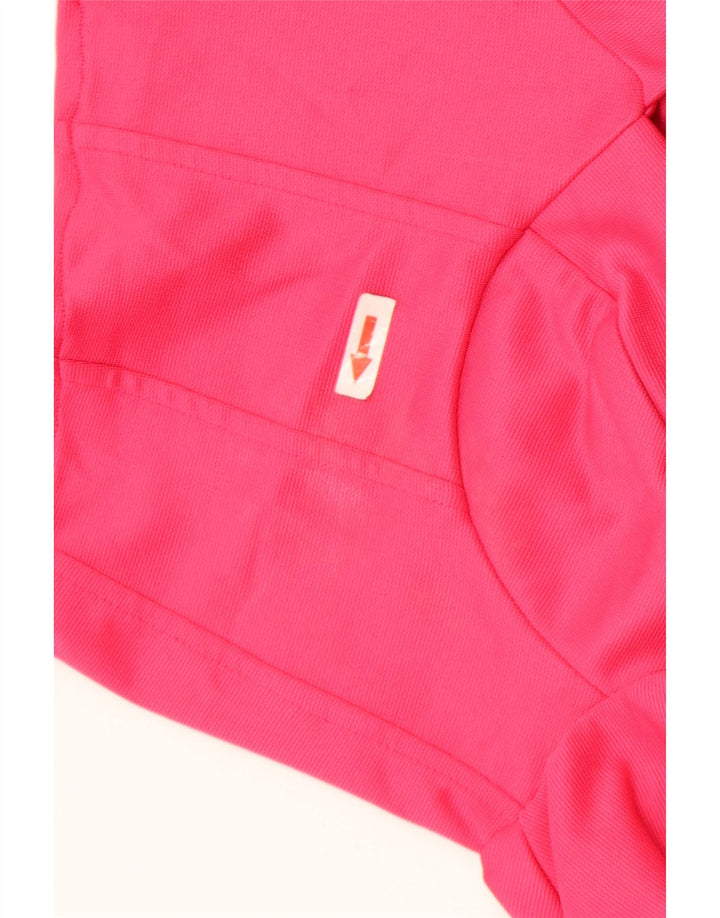 Zara Damen Langarm-Crop-Top UK 8 Small Pink