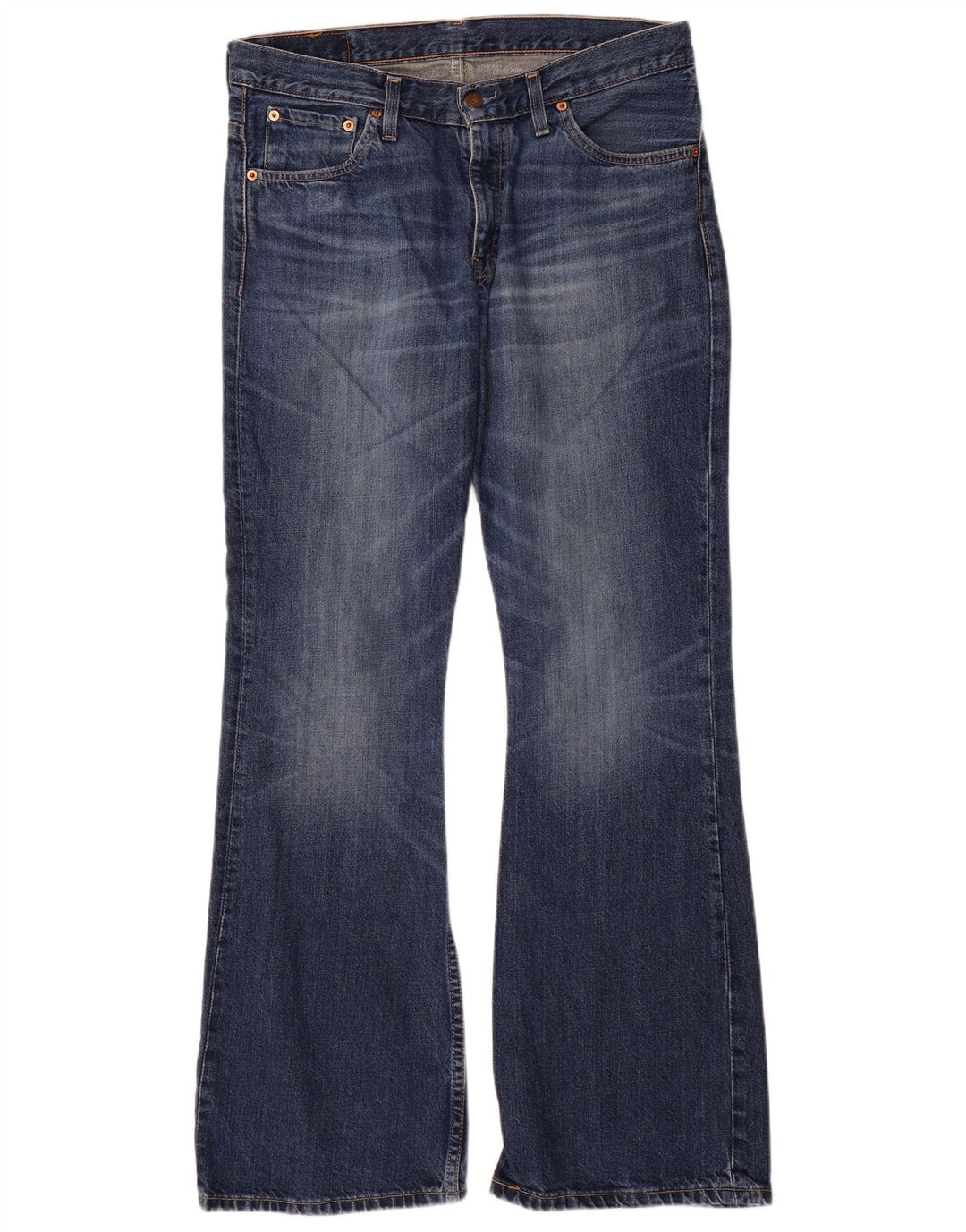 Levi's Herren 516 Bootcut Jeans W34 L33 Blaue Baumwolle