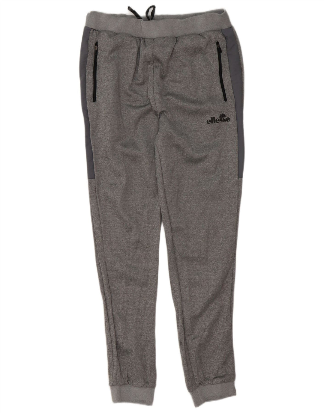 Ellesse Herren-Trainingshose, Jogginghose, großes grau geflecktes Polyester