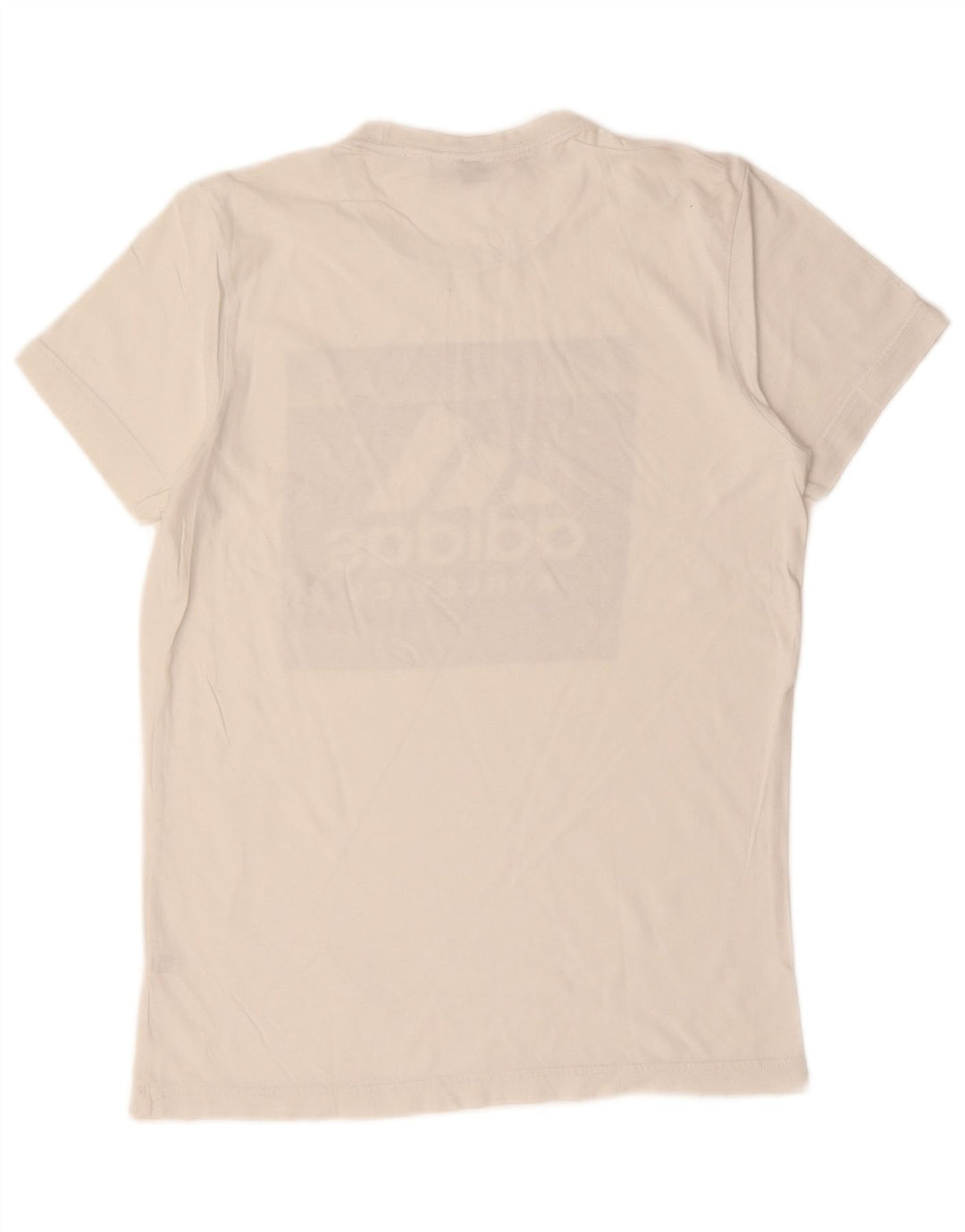 Adidas Herren Grafik T-Shirt Top Small Weiß Baumwolle