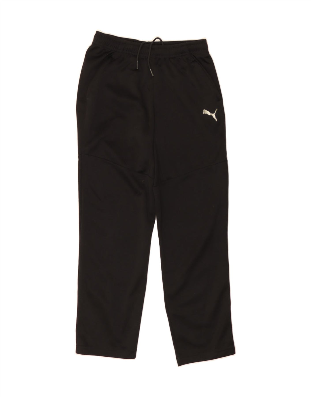 PUMA Boys Tracksuit Trousers 11-12 Years Large  Black Polyester Vintage Puma and Second-Hand Puma from Messina Hembry 