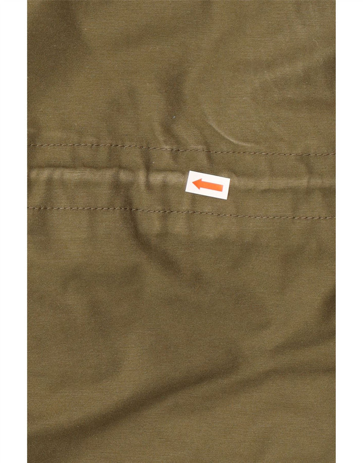 DIESEL Herren-Parka mit Kapuze, UK 42, XL, Khaki, Baumwolle