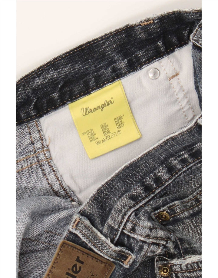 Wrangler Herren Bootcut Jeans W32 L27 Blaue Baumwolle