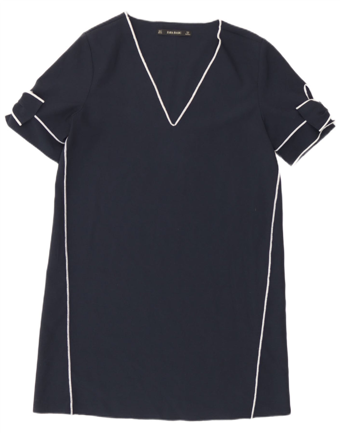 Zara Damen Etuikleid UK 10 Small Marineblau