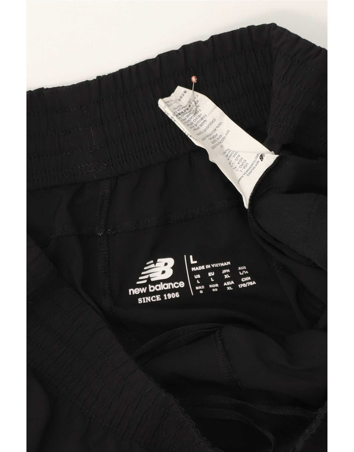 New Balance Herren-Sportshorts, groß, aus schwarzem Polyester