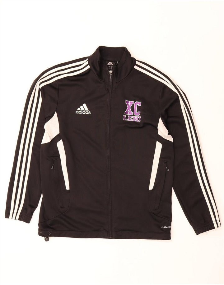 Adidas Herren Climacool Trainingsanzug Top Jacke UK 36/38 Small Schwarz Colourblock