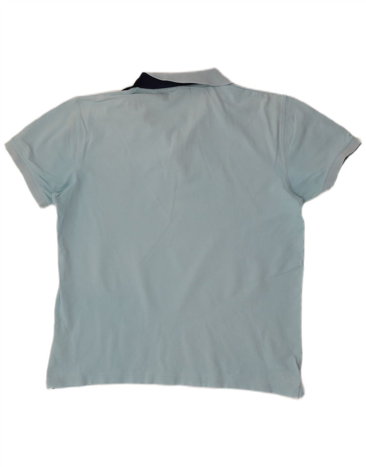 Gant Herren Poloshirt XL Blau Baumwolle