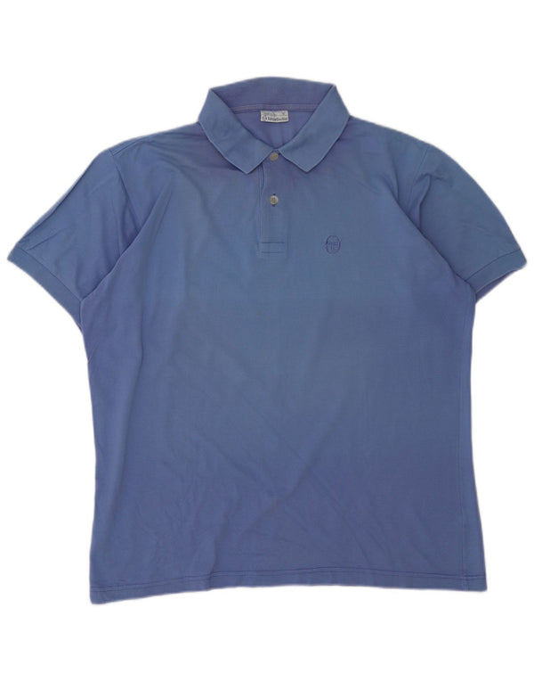 Sergio Tacchini Herren Poloshirt Large Blau