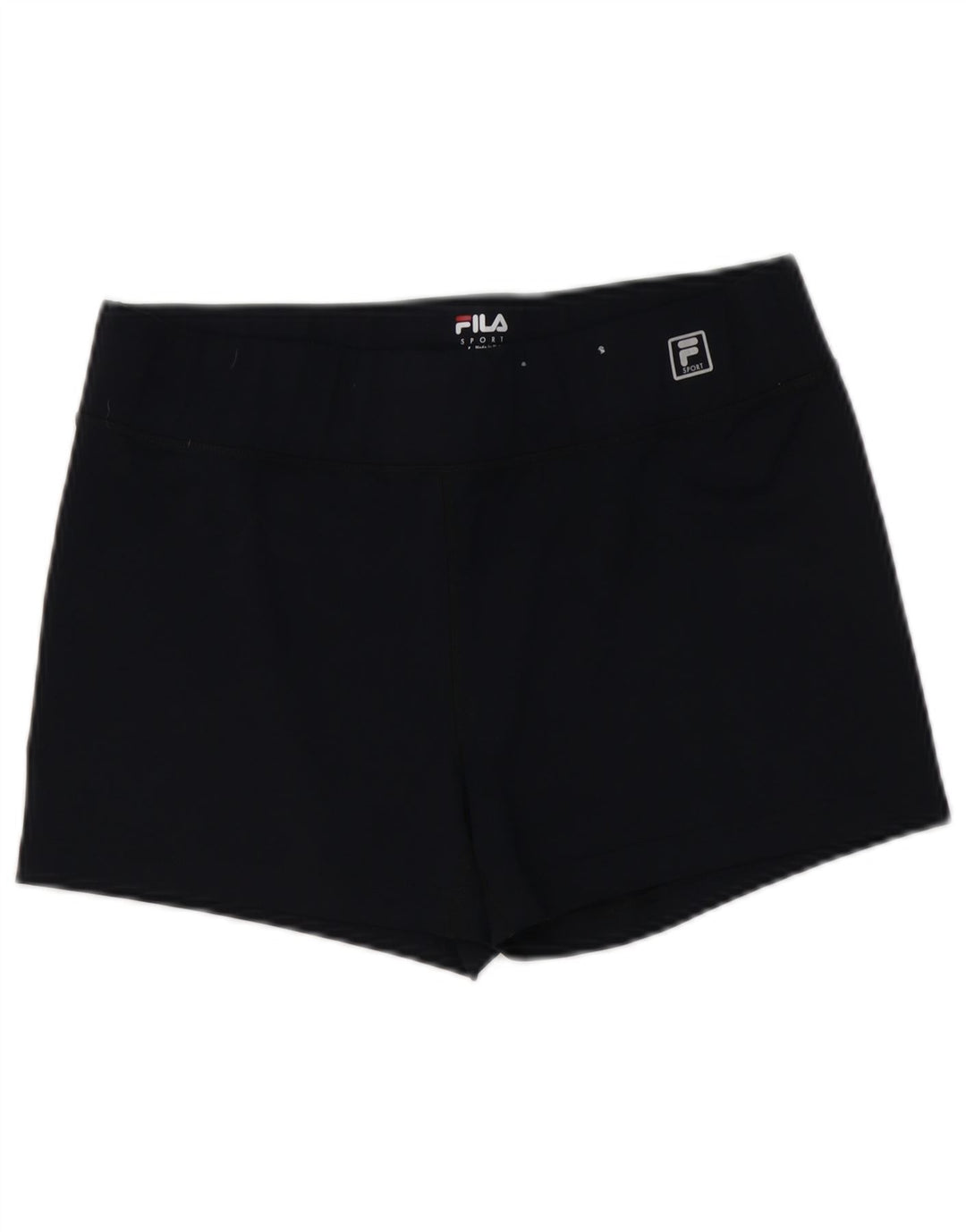 FILA Damen Sportshorts UK 14 Large Marineblau Polyester