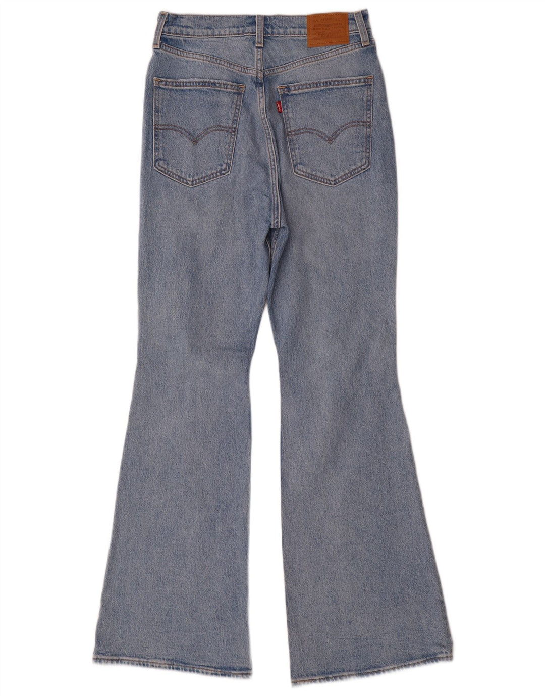 Levi's Damen Distressed High Rise Flared Jeans W29 L32 Blaue Baumwolle