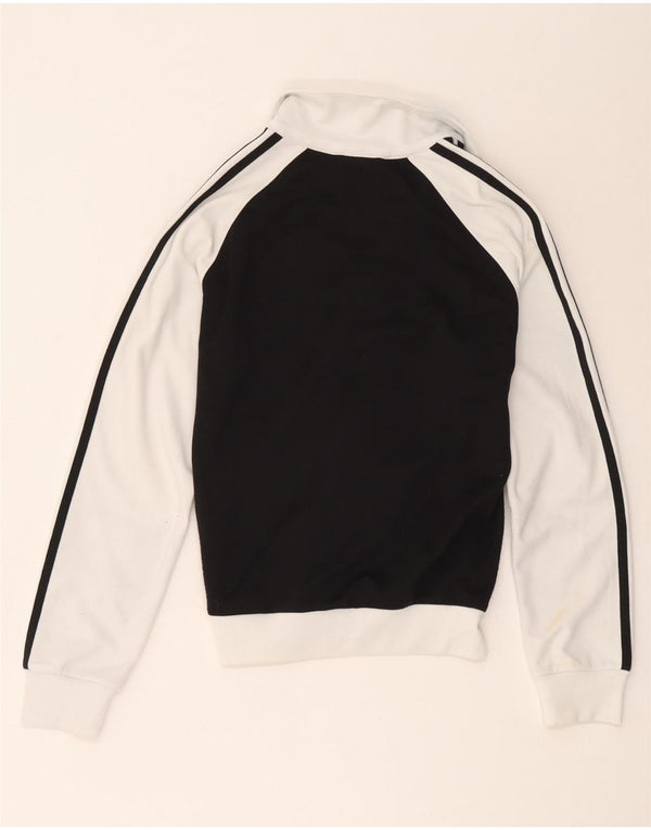 Adidas Jungen-Trainingsanzug-Top-Jacke, 11–12 Jahre, Größe L, Schwarz, Farbblock