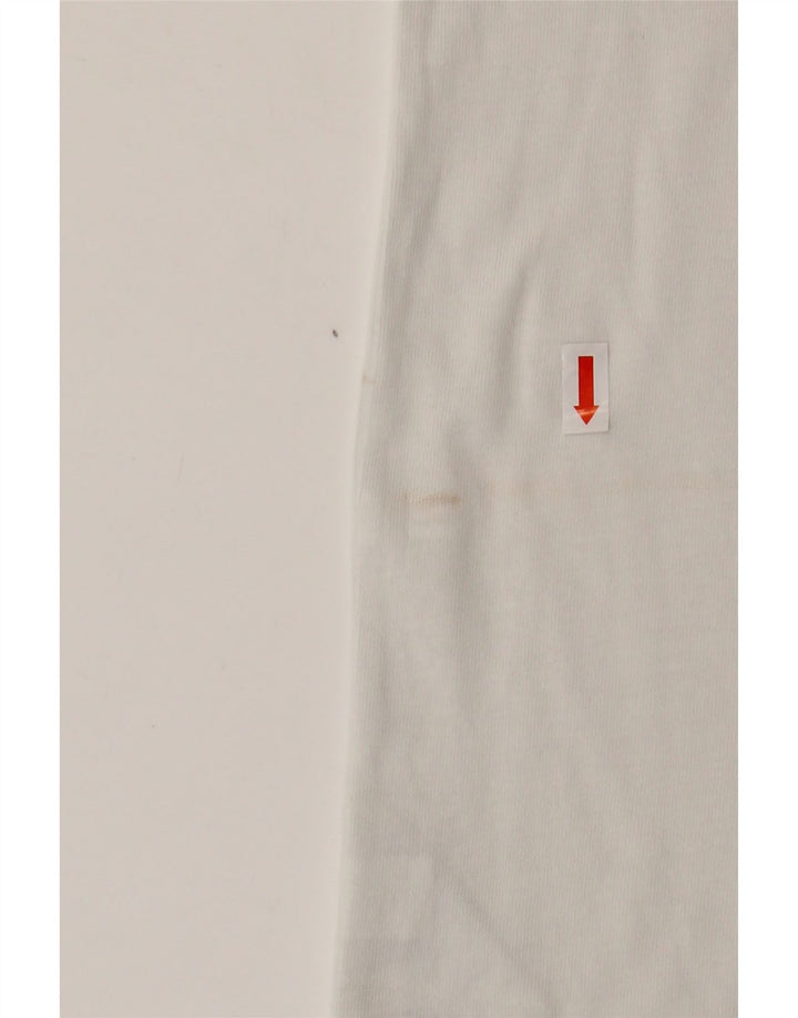 NIKE Herren T-Shirt Top aus mittelweißer Baumwolle