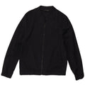Zara Herren Bomberjacke UK 38 Mittelmarineblaue Wolle