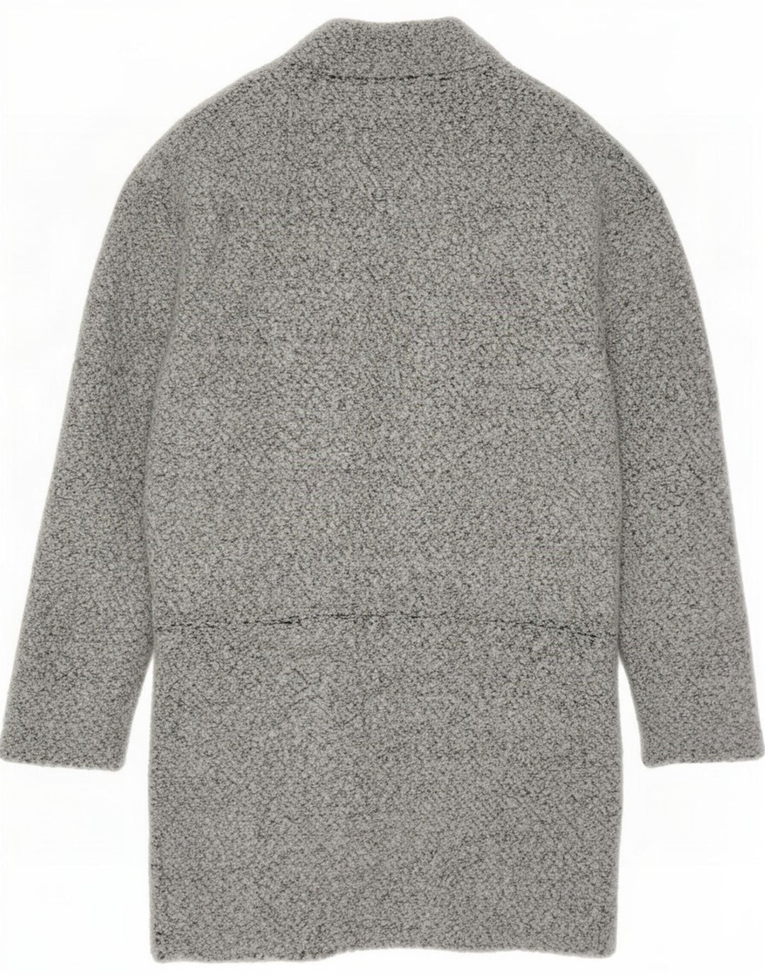 Marks & Spencer Damen Longline-Cardigan-Pullover UK 8 Small Grau Polyester