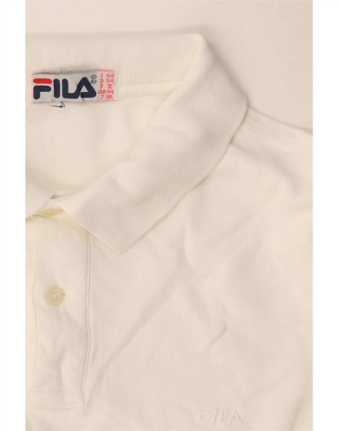 Fila Herren Poloshirt IT 54 XL Weiß