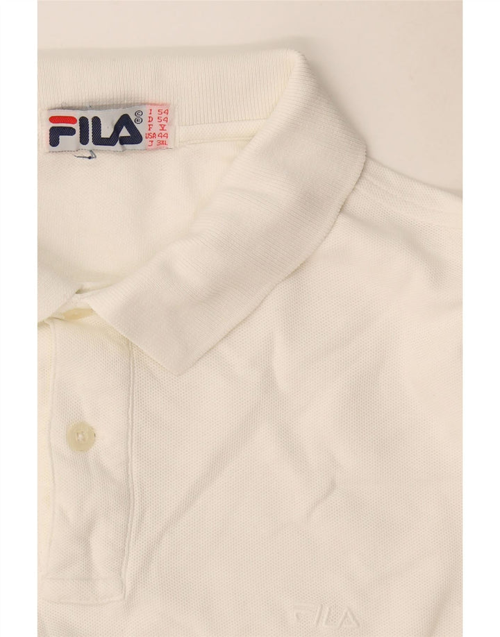 Fila Herren Poloshirt IT 54 XL Weiß