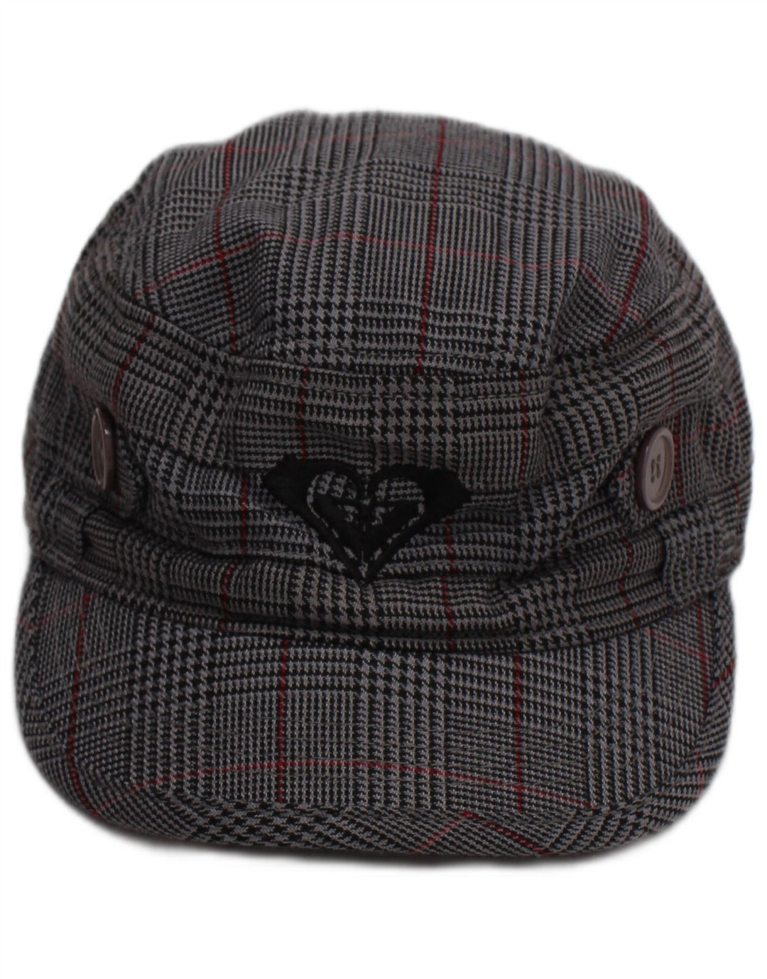 Roxy Newsboy-Kappe für Damen, Einheitsgröße, grauer Hahnentritt