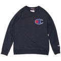 CHAMPION Herren-Sweatshirt mit Grafik, mittlere marineblaue Baumwolle