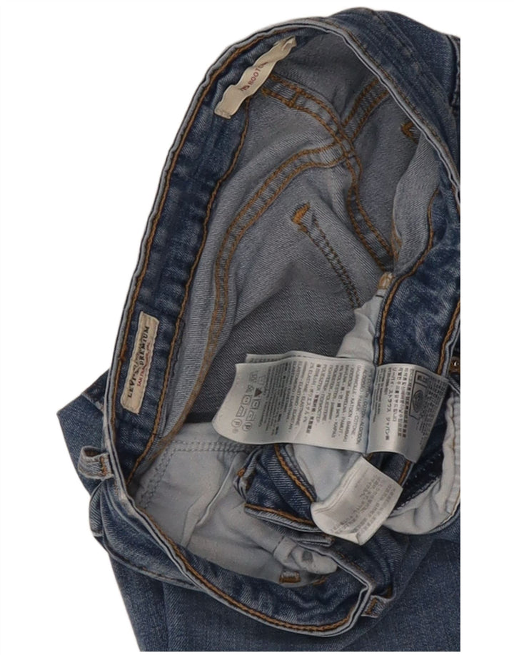 Levi's Damen 715 Bootcut Jeans W30 L27 Blaue Baumwolle
