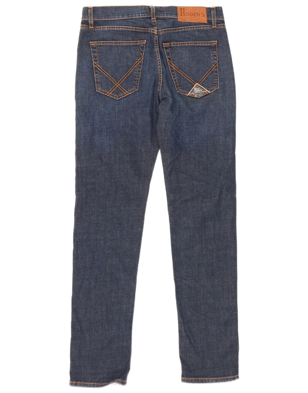 Roy Rogers Herren Slim Jeans W33 L31 Marineblaue Baumwolle