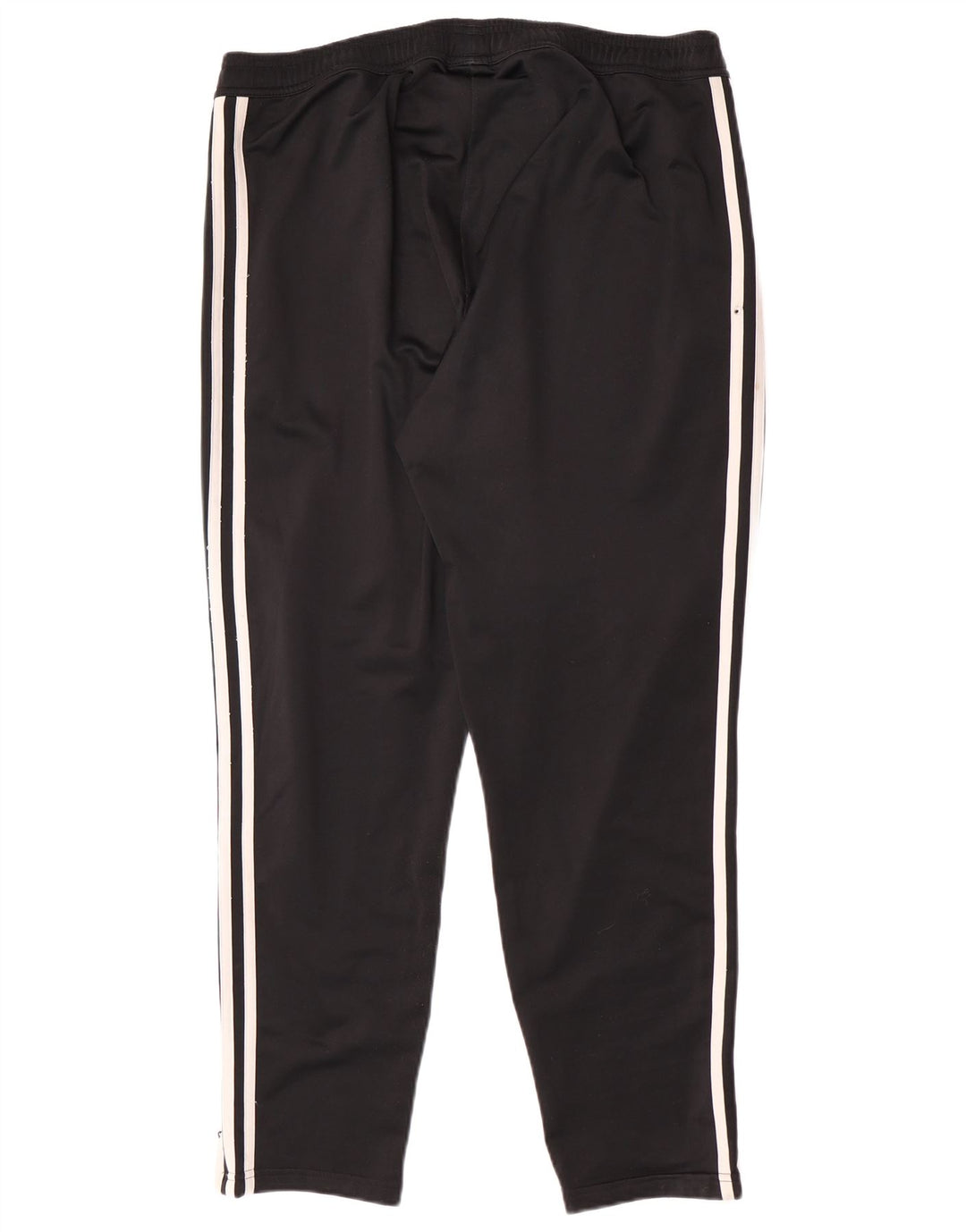 Adidas Herren-Trainingshose, groß, schwarzes Fischgrätenmuster aus Polyester