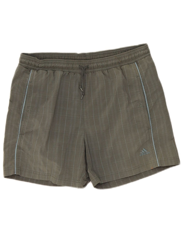 Adidas Herren Badeshorts Small Khaki Check
