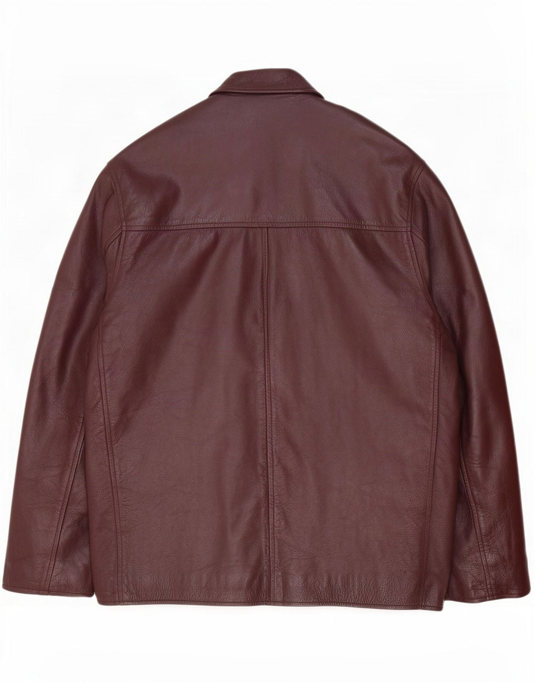 Route 66 Herren Lederjacke UK 40 Large Burgund